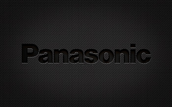 Panasonic carbon logo, , grunge art, carbon background, creative, Panasonic black logo, brands, Panasonic logo, Panasonic HD wallpaper