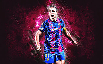 Alexia Putellas, FC Barcelona, Spanish soccer player, burgundy stone background, football, Spain HD wallpaper