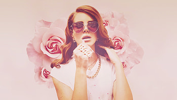 Lana Del Rey, Music, Flower, Pink, Rose HD wallpaper