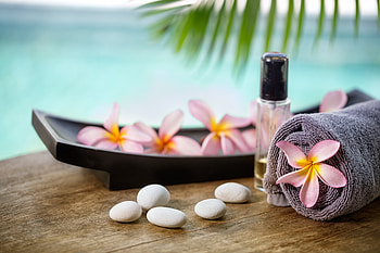 Spa flowers, Flowers, Oil, Plumeria, Towel, Stones HD wallpaper