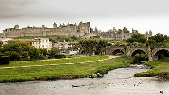 Carcassonne, Emblematic medieval city, Cathar country, Holidays France HD wallpaper