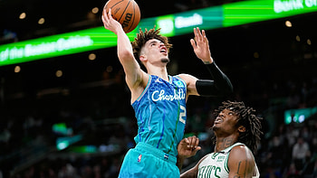 Hornets vs Celtics, LaMelo Ball HD wallpaper