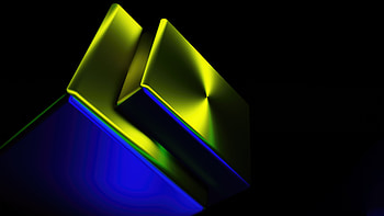 Abstract Cubes Shapes Glowing , cubes, 3d, dark, black, oled, abstract, artist, artwork, digital-art, behance HD wallpaper
