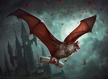 Courier bat, art, ilse gort, halloween, courier, fantasy, bat HD wallpaper