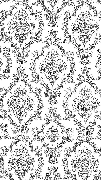 Damask, Grey Design HD phone wallpaper