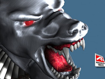 Mean Dog, dog, angry, mean, 3d HD wallpaper