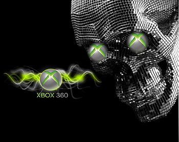 xbox 360, skull, logo, window HD wallpaper