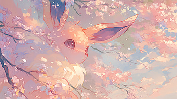 Eevee – Sakura Dream (Pokémon), Eevee (Pokémon), Pokemon, Anime HD wallpaper