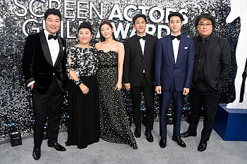 SAG Awards, Movie stars, Choi Woo-shik, Park So-dam HD wallpaper