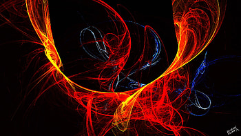 Fire Sweep By Neon HD wallpaper