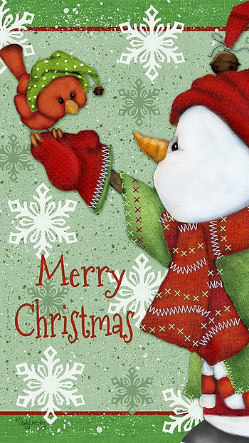 Merry Christmas, Snow HD phone wallpaper