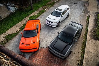 Dodge Durango And Dodge Challenger SRT Hellcat Widebody, dodge-challenger-srt-hellcat-widebody, dodge-durango, dodge-challenger, 2018-cars HD wallpaper