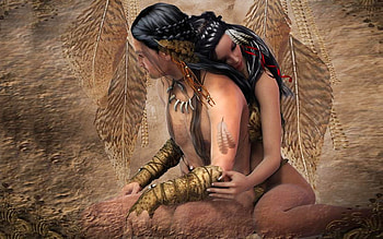Passion Spirits, softness, Natives, brown, indians, love, native American, passion, beauty HD wallpaper