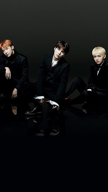 Bts Group , Black Theme, bts, group HD phone wallpaper