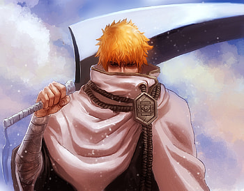 Savior, Zanpakuto, Bleach, Manga, Soul Society Arc, Anime, Zangetsu, Quincy, Ichigo Kurosaki, Shinigami, Human, Substitute Shinigami HD wallpaper