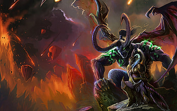 World of Warcraft, Illidan Stormrage, Warcraft III, Legendary demon hunter HD wallpaper