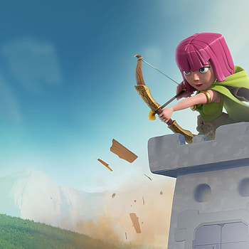 Archer Clash Of Clans, clash-of-clans, supercell, games, archer HD phone wallpaper