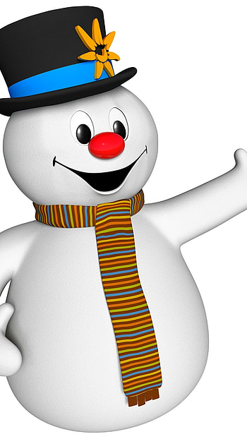 Snowman, Christmas Aesthetic HD phone wallpaper