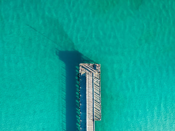 View From Above, Ocean, Minimalism, Surface, Shadow, Wharf, Berth HD wallpaper