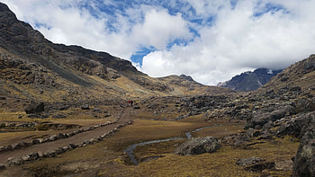 Mistico camino hacia el Ausangate, Peru, Cusco, tours, ausangate, hike, travel, mountain HD wallpaper