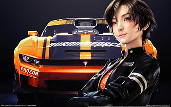Ridge Racer, video game, anime, 3d, racer, , girl HD wallpaper