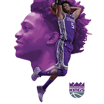 Sacramento Kings poster, De'Aaron Fox tribute, Athlete memorabilia, Fan collectibles HD phone wallpaper