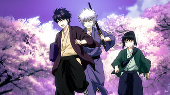 Gintama | Gintoki and Shinsuke fighting., Anime, Gintama HD wallpaper