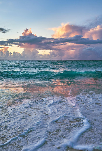 Nature, Sky, Sea, Clouds, Horizon, Coast HD phone wallpaper