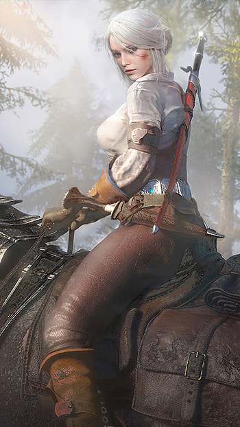 Ciri in Witcher Wild Hunt, Sony Xperia , visuals HD phone wallpaper