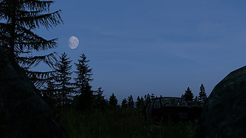 moon, video game, DayZ HD wallpaper
