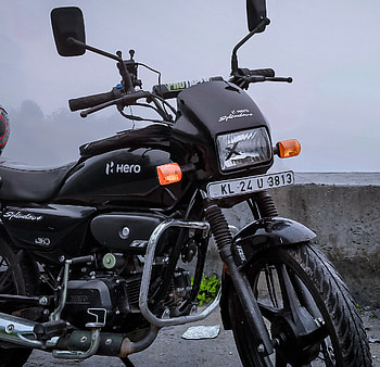 Splendor, motorcycle, vehicle HD wallpaper