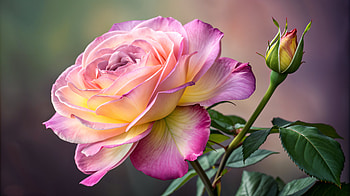 Stunning Pink Rose in Ultra, pink rose, rose, flower, pink, botanical HD wallpaper