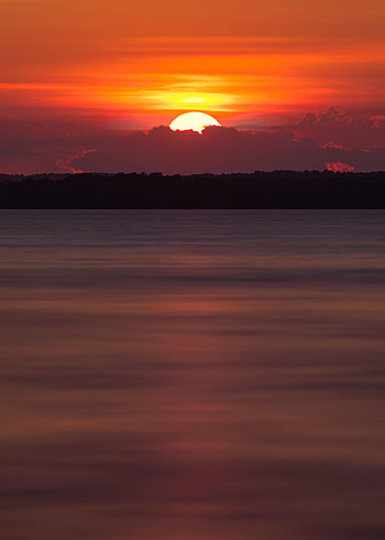 Nature, Sunset, Sun, Clouds, Horizon HD phone wallpaper