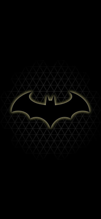 Batman Logo Dark Amoled For Xiaomi Mi 10, Batman Logo Black HD phone wallpaper