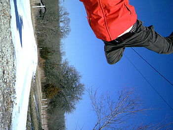 Breakdancing, sky, breakdancing blue, snow HD wallpaper