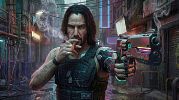 Cyberpunk 2077 Johnny Silverhand Celestial Warrior, keanu-reeves, cyberpunk-2077, games, johnny-silverhand, artwork, art, digital-art, video-games, deviantart HD wallpaper