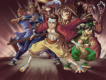 Avatar: The Last Airbender, Azula (Avatar), Anime, Aang (Avatar), Katara (Avatar), Sokka (Avatar), Toph Beifong HD wallpaper