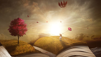 Book Fantasy HD wallpaper
