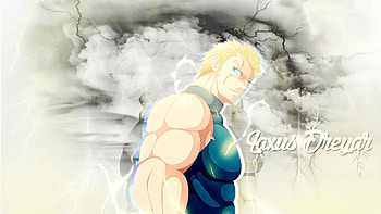 Laxus Dreyar, Electrifying background, Powerful lightning magic, Majestic visuals HD wallpaper