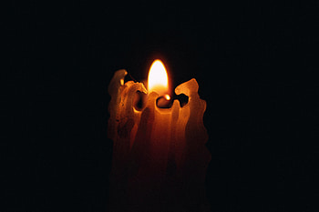 Fire, Dark, Flame, Candle, Wax HD wallpaper