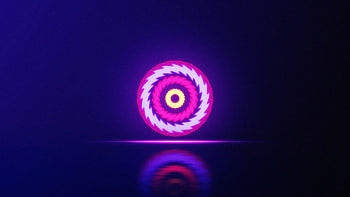 Neon Sphere Abstract , neon, sphere, abstract, digital-art HD wallpaper