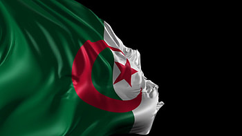 Algeria flag HD wallpaper