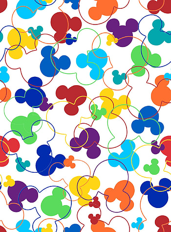 Rainbow Mickey Seamless Pattern. Disney background, Disney screensaver, Disney , Mickey Mouse Pattern HD phone wallpaper