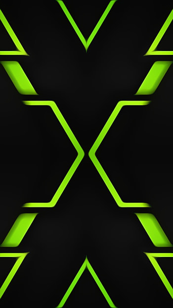 Amoled green black 3d, stripes, tech, samsung, neon, future, pattern, gamer, galaxy, lines HD phone wallpaper