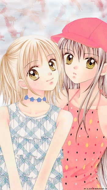 Anime Best Friends, Beautiful Background HD phone wallpaper