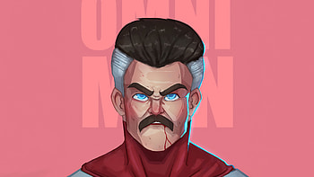 Omni Man Minimalist , omni-man, invincible, tv-shows, artstation, minimalism, minimalist HD wallpaper
