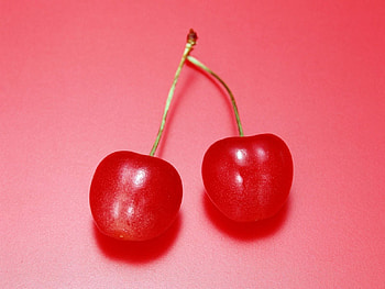 Food, Cherry, Pink, Berry, Fresh HD wallpaper