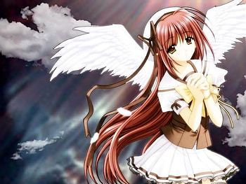 anime angel, kawaii, angel HD wallpaper