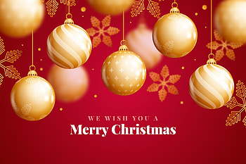 :), golden, craciun, yellow, red, christmas, ball, card, new year HD wallpaper