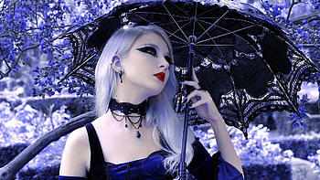 Goth Girl, Gothic art, Artist HD wallpaper